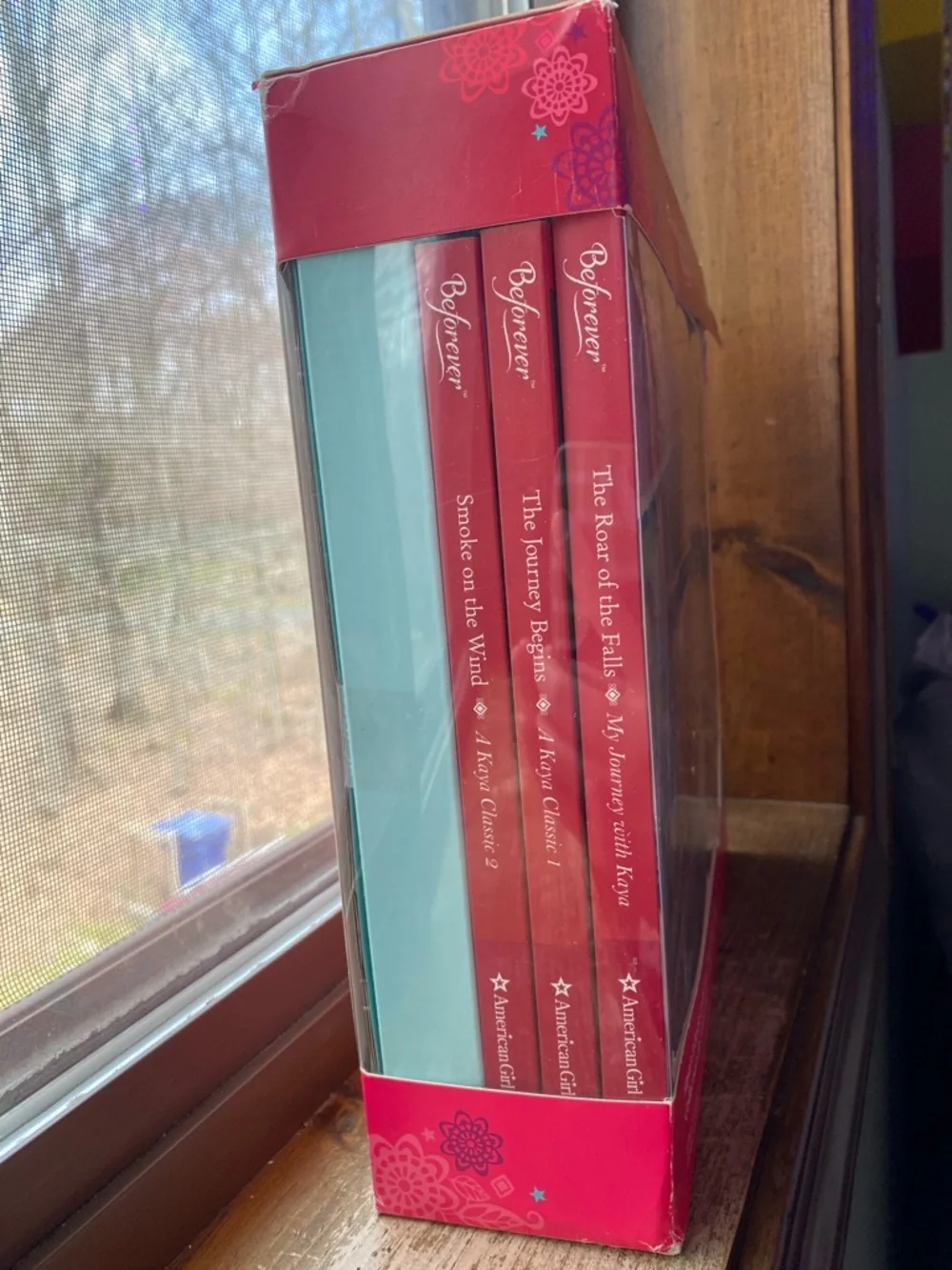 American Girl Beforever Box with Bright Pink Design (has been opened)